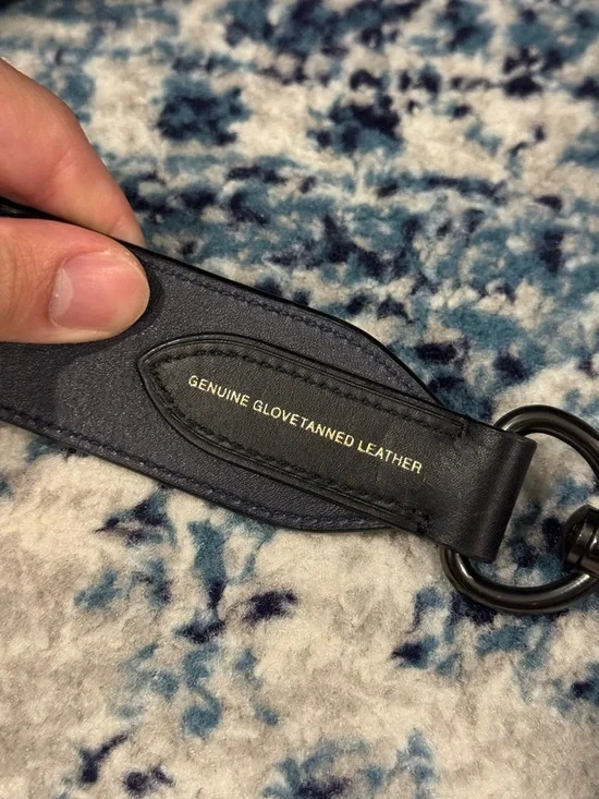 Coach Blue Leather Charlie Briefcase Bag - Picture 11 of 16